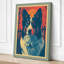 Border Collie Portrait Graphic Art - Wrapped Canvas-1844165333-1844165329