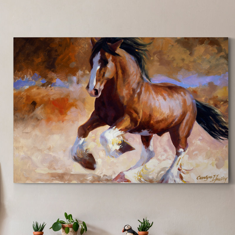 «Rumi's Run», reproduction d'art sur toile, H 36 po x l 24 po x P 1 po