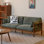 Log-style Minimalist Living Sofa