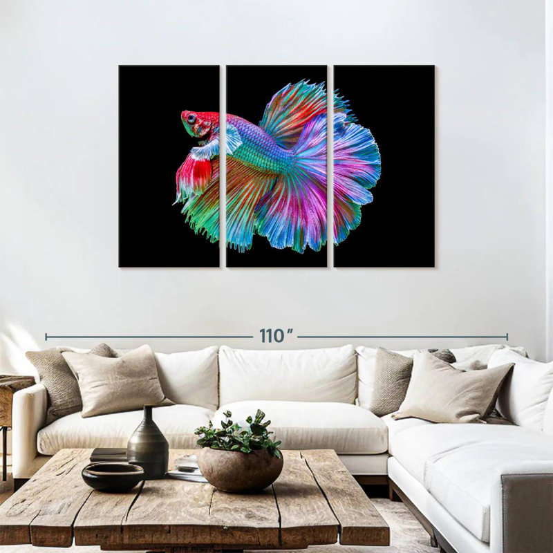Brampt Chromatic Betta Fish, 48" H x 74" W