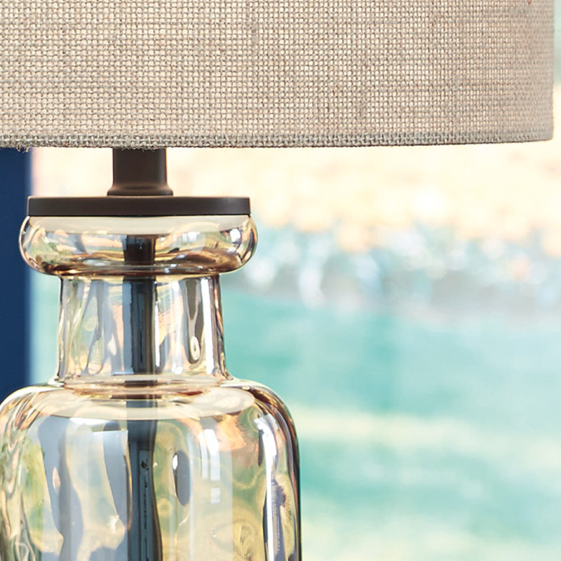 Arva Glass Standard Table Lamp