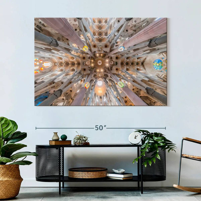 Plafond La Sagrada Familia II, H 34 po x l 51 po