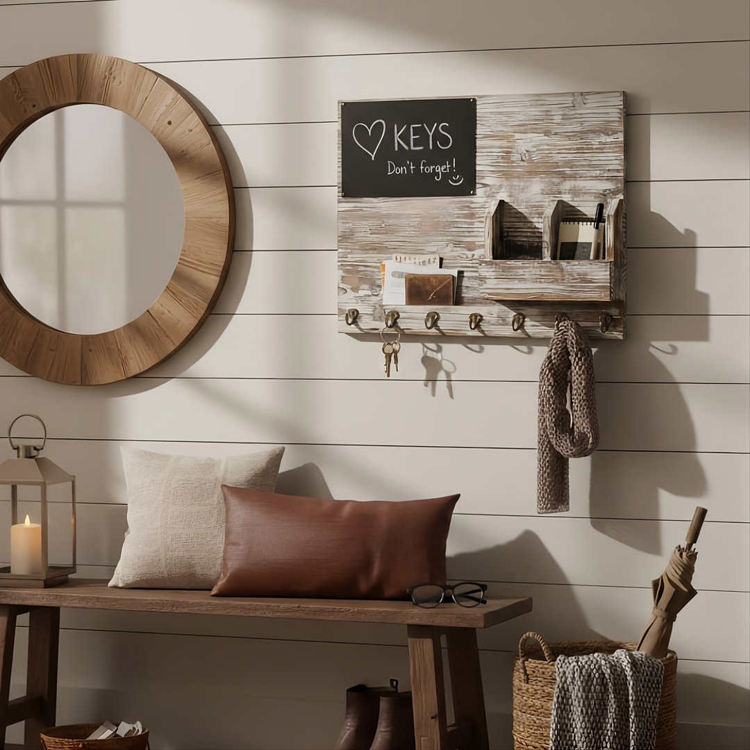 Solid Wood Wall Organizer MyGift