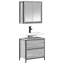 2 Piece Bathroom Furniture Set Engineered Wood-1211801015