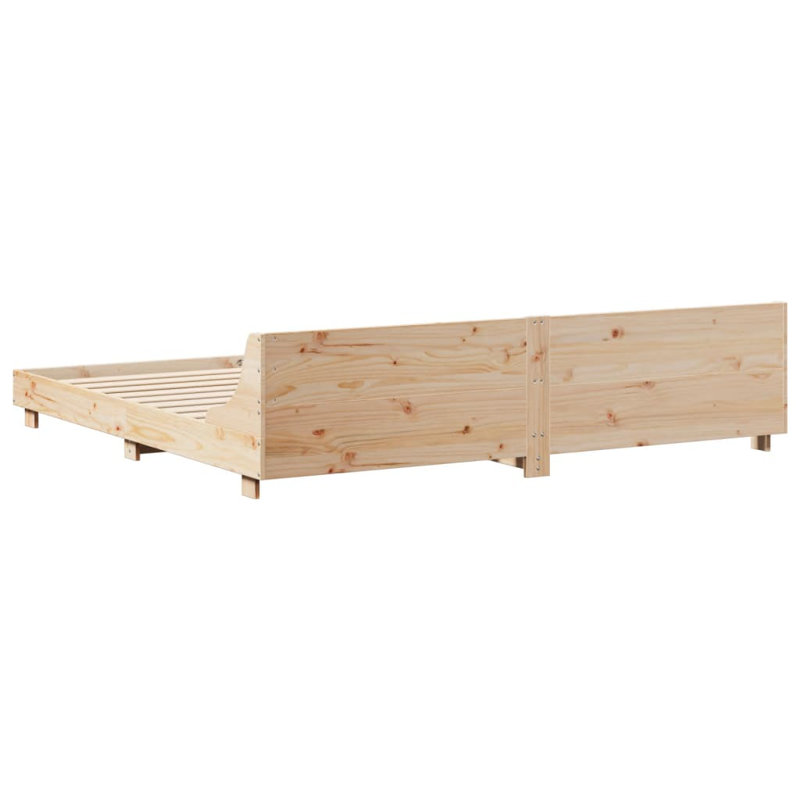 Bed, Brown, 200 x 200cm