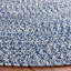 Tapis bleu foncé / ivoire tissé à la main Trombetta-2001773977-1958353457