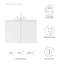 Meuble-lavabo mural gris de 36 po Bryn-52878912-52878913