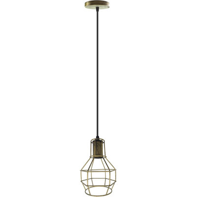 Anthonio 1 - Light Brushed Brass Pendant