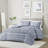 Kent 3 Piece Striped Herringbone Oversized Comforter Set-85691845-85691847