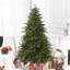 Arbre de Noël artificiel 6 pi avec 1821 pointes, support en métal pliable, assemblage facile, arbre de Noël articulé pour la maison, le bureau, les Fêtes, vert