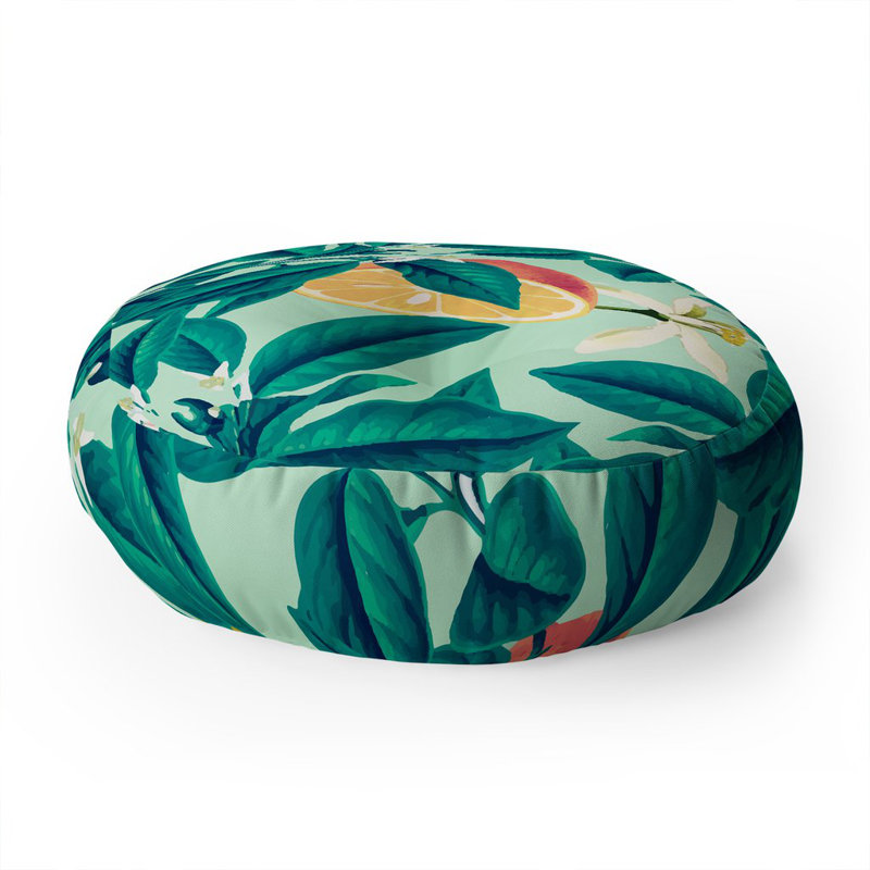 Coussin de plancher citron