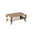 Modern Coffee Table with Additional Storage, Oak & White, 35.4 x 15.7 x 23.6 inches | 100% Melamine Coated Particle Board, Thickness: 0.7 inches | Multipurpose Design, Perfect for Scandinavian Home Décor
