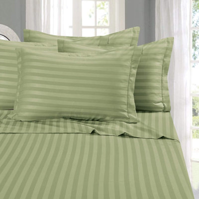 Microfiber Striped Sheet Set