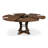 Tower Oak Round Solid Wood Top Dining Table-114022760