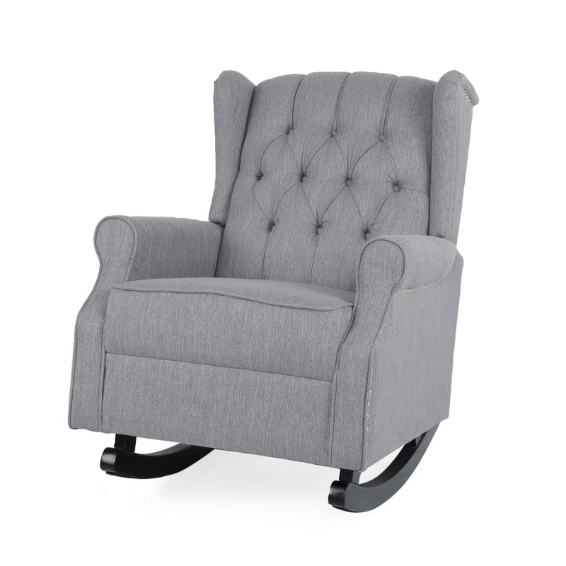 Chaise berçante Joyal, Gris