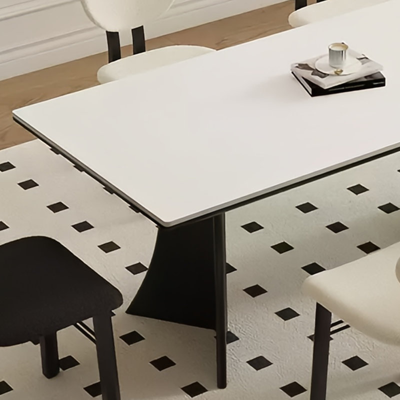 Rectangular dining table in French style, 29.53"H x 55.12"L x 31.5"W