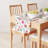Rectangular Floral Cotton Twill Table Runner-2067210447