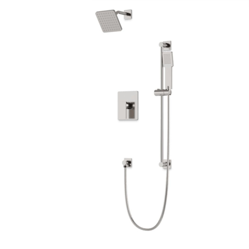 Complete Shower System, Brushed Nickel