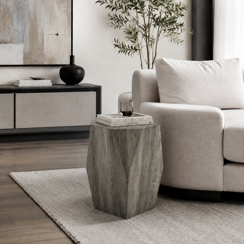 End Table, Gray