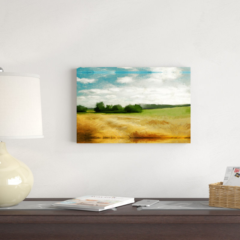 «Farmers Field», reproduction d'art sur toile tendue, H 12 po x l 18 po