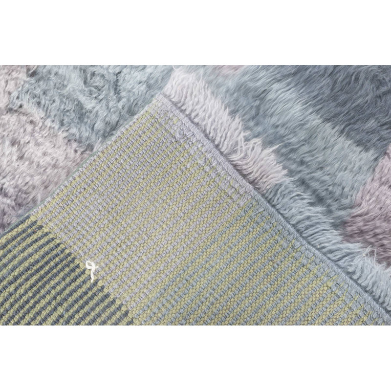Tapis suédois moderne en laine Rya