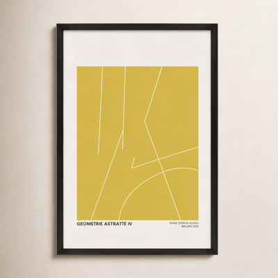 Caila "Geometric Abstraction in Yellow" Print
