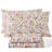 HLC.ME Purple & Red Floral Ditsy Bed Sheets - Wrinkle Resistant & Ultra Soft - Fits Mattresses up to 15 Inches Deep-106275152