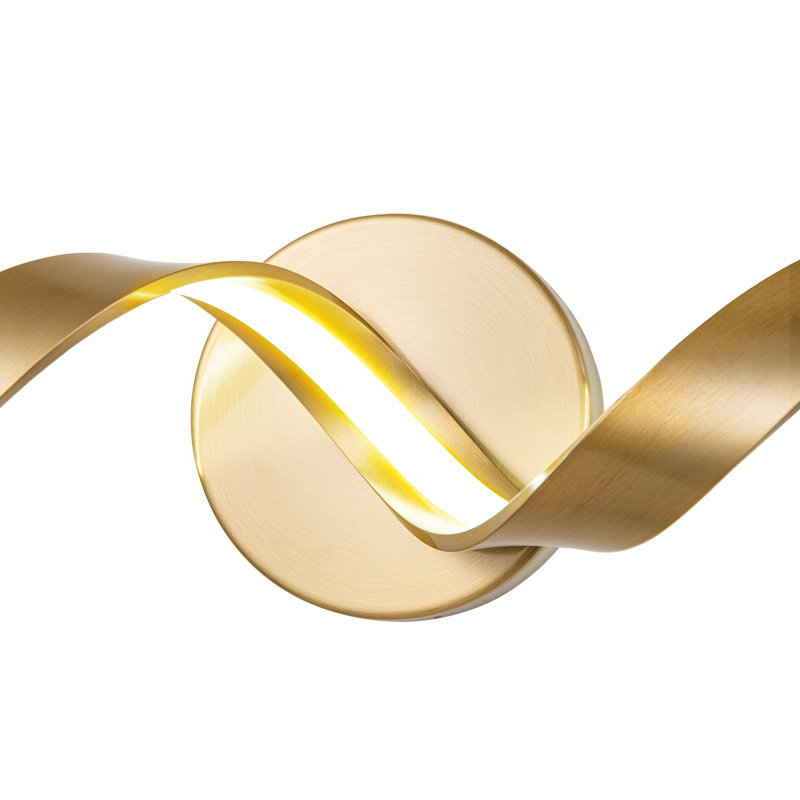 Ketilbiorn Dimmable LED Vanity Light, Gold, 3000K