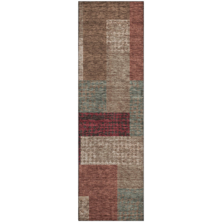 Premium Machine Washable Prisco Mocha Rug