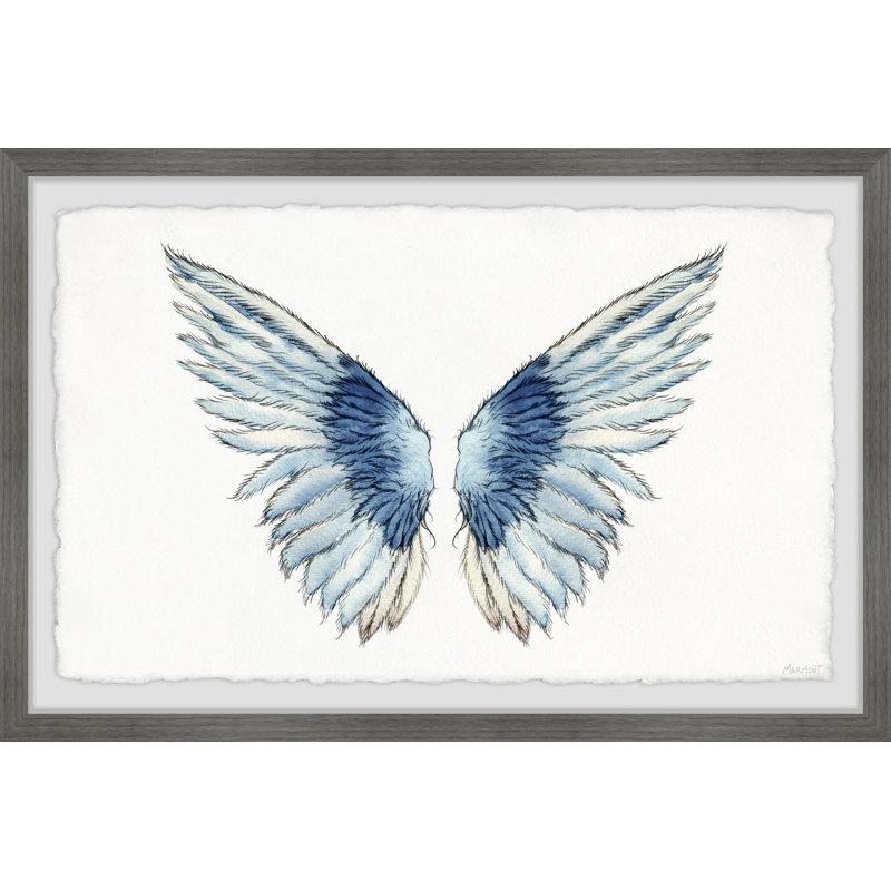 Perfect Wings by Marmont Hill - Single Picture Frame Painting, 20cm H x 30cm W x 3.81cm D