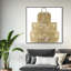 Pièce royale découpée et découpée en or - Peinture-72507272-72507271