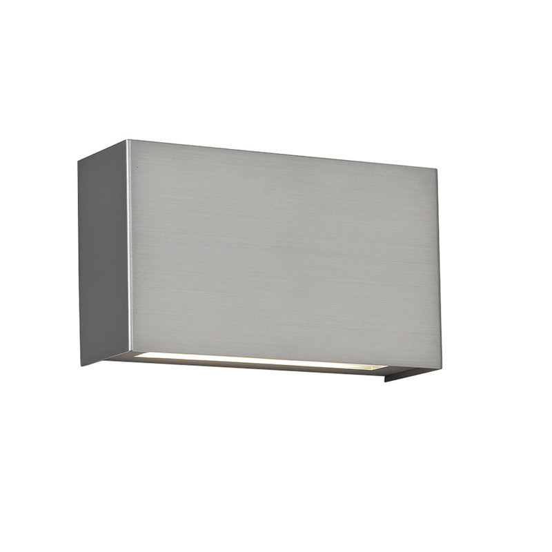 Blok 1 - Light LED Flush Mounted Sconce, Satin Nickel, 3000K