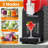 84oz/2.5L Slushie Machine with 3 Preset Modes, LED Display, Auto-Clean & One-Touch Dispensing, Frozen Drink Maker for Home Party Use, Black