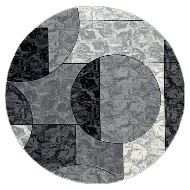 Fable Abstract Indoor Rug, Round 7'3"