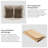 Bamboo Laundry Hamper Large 104L with Removable 4-Section Liner, Foldable Storage Basket with Lid and Handles-444797689