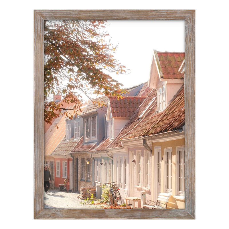 Cadre mural en bois gris, 18" x 24"