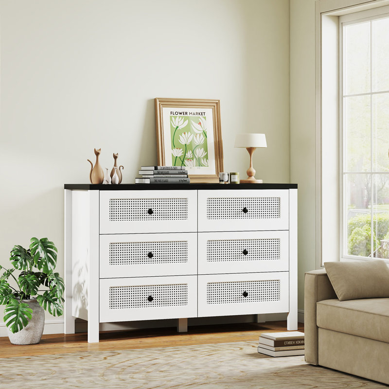 Stylish 6-Drawer Dresser (47'' W )