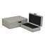 Vyrna Doily Pattern Set of 2 Storage Boxes with Silver Handles-719550198