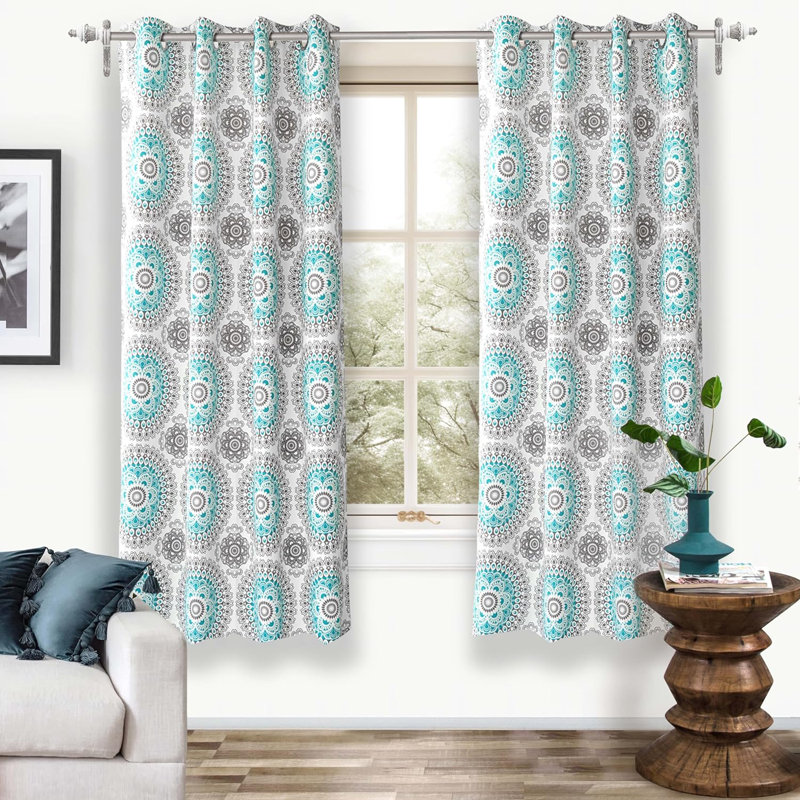 Room Darkening Curtain Pair, 52" W x 72" L