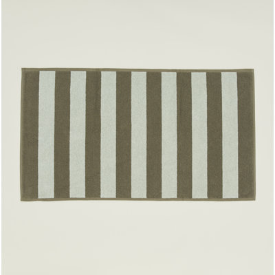 Simple Striped Striped Bath Mat