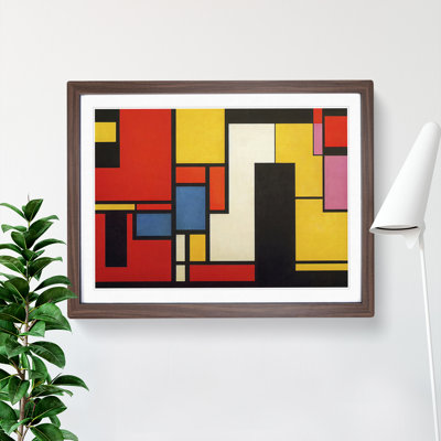 Cubism Abstract - Framed Print