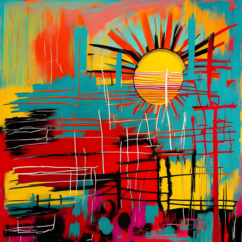 Sunny Side Up, 36" H x 36" W