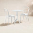 Ensemble bistro 3 pièces avec chaises empilables l 23,6 po Farrah