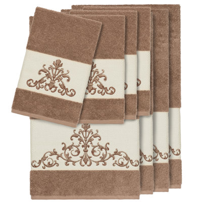 8 Piece Turkish Cotton Towel Set