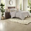 Ensemble d'édredon surdimensionné en coton, style campagnard capitonné pour la maison