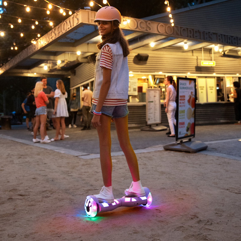 Jetson All Terrain Electric Hoverboard Self Balancing Scooter LED Lights, Purple