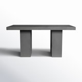 Gulf Rectangular Concrete Outdoor Dining Table