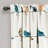 Lush Decor Rowley Birds Room Darkening Curtain Panels Pair Drapes (Set of 2)