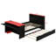 Lit de jour avec couchette et bureau-830523942