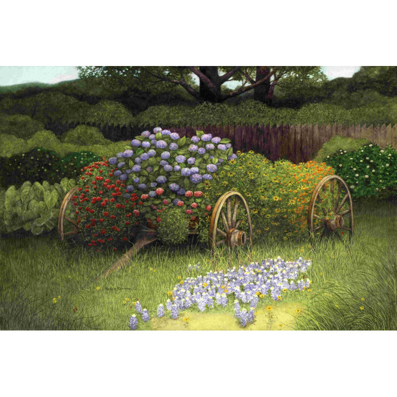 Flower Wagon, H 32 po x l 48 po
